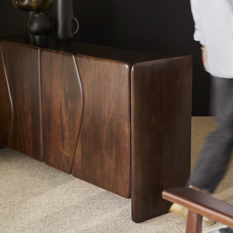 Noé - 160 cm solid mango wood sideboard