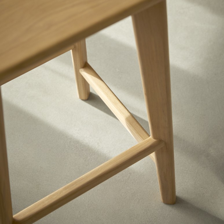 Abel - Solid oak bar stool