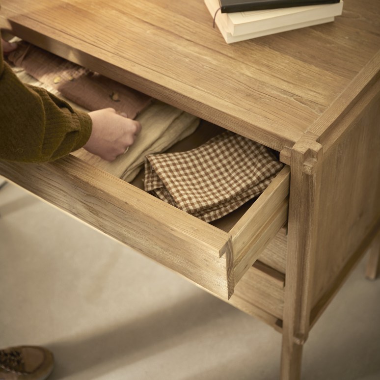 Madi - Ladekast in gerecycled massief iepenhout