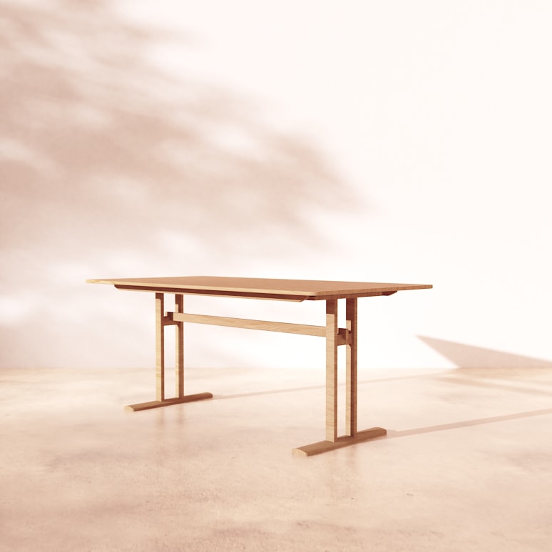 Jonas - Solid oak 6–12-seater extendable table