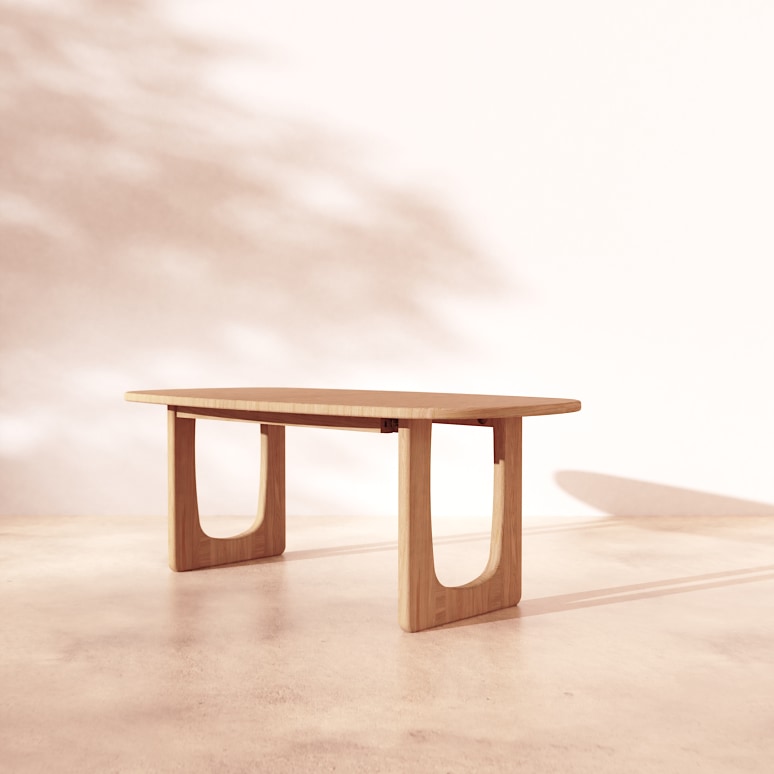 Mattia - Table extensible en chêne massif 8-14 pers.