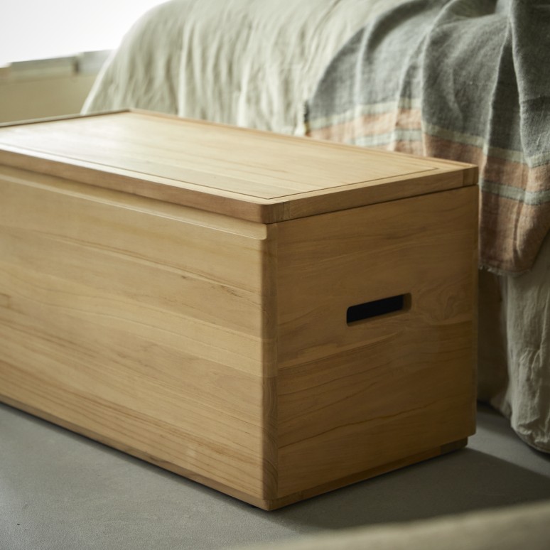 Nino - Cassapanca in teak massello