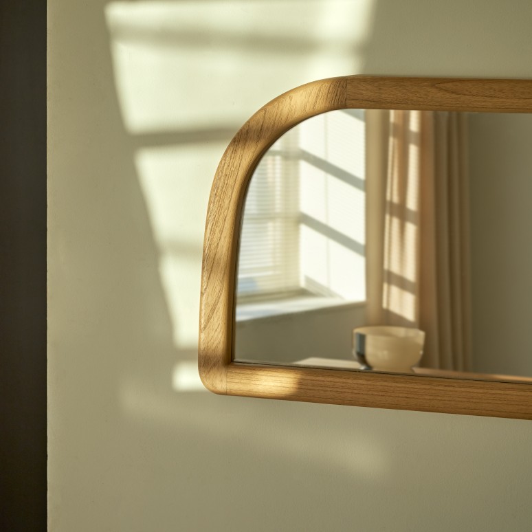 Léonie - Specchio in legno di mindi 60x120 cm