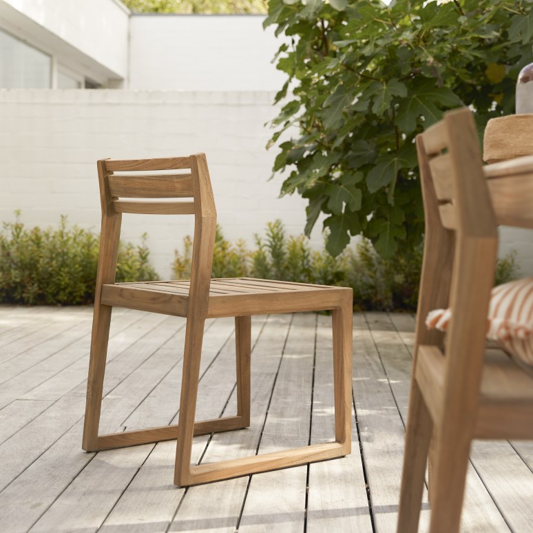 Vasco - Gartenstuhl aus massivem, recyceltem Teakholz