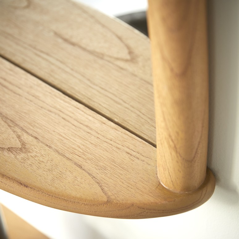 Lana - Badezimmerspiegel aus Mindiholz 68x55 cm