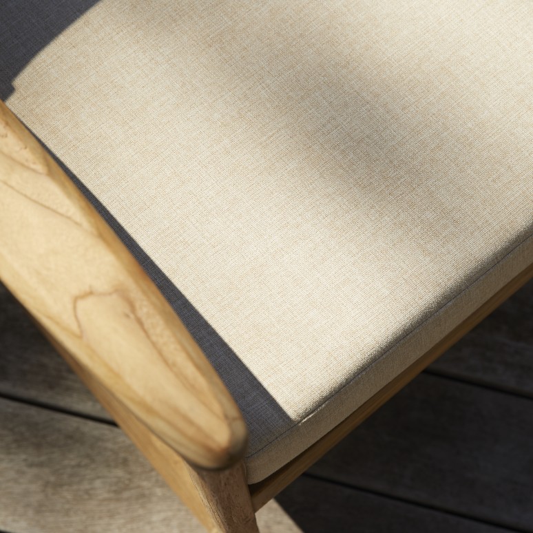 Vasco - Banquette de jardin en teck massif recyclé