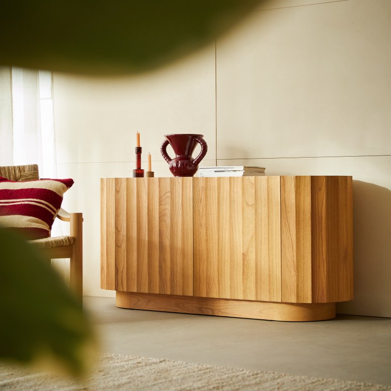 Andréa - Sideboard aus massivem Mindiholz, 150 cm