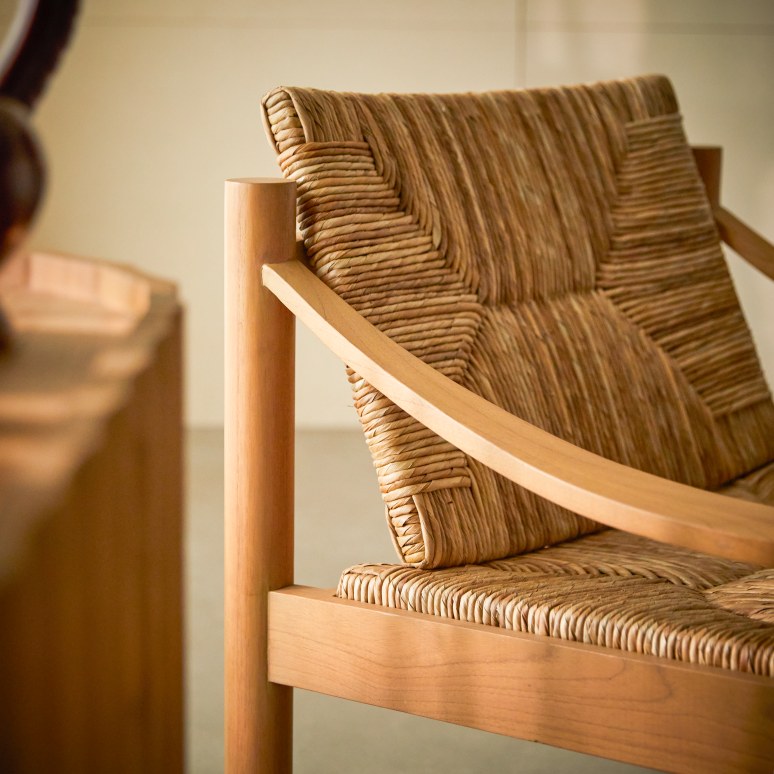 Jane - Fauteuil en mindi et cordage