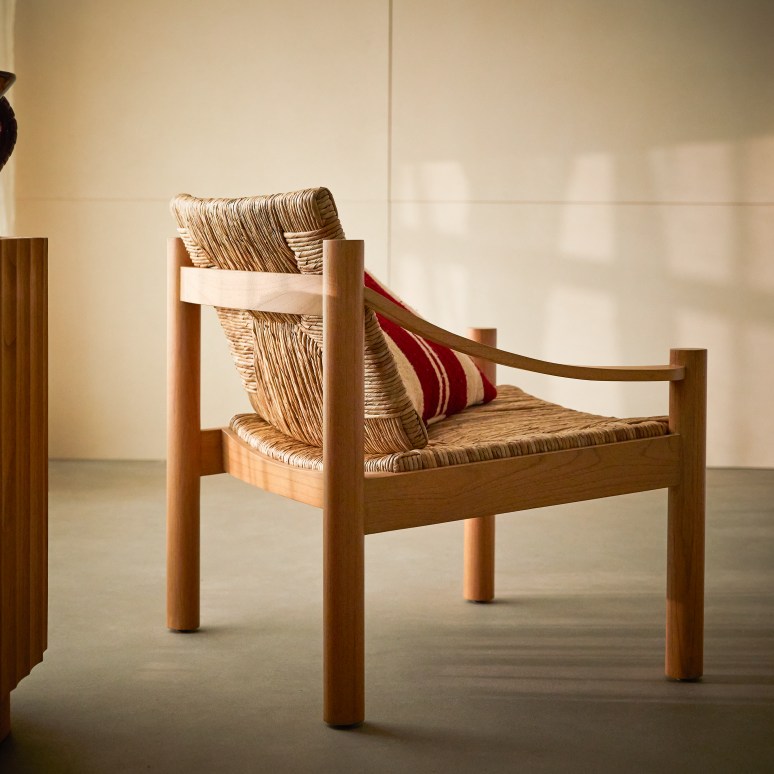 Jane - Mindi wood and rope armchair