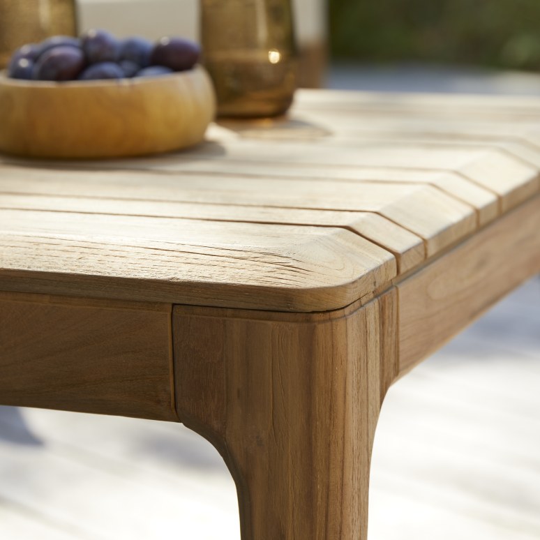 Vasco - Table basse de jardin en teck massif recyclé