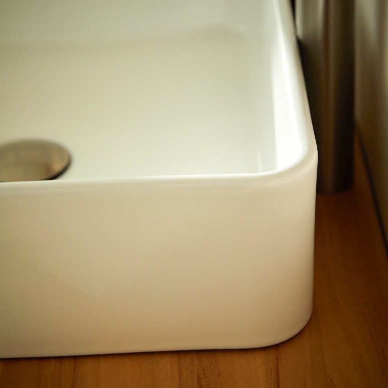 Thaïs - Lavabo quadrato in ceramica