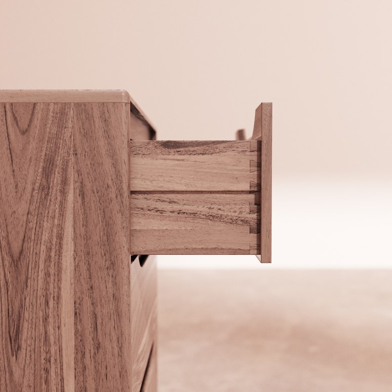 Gabrielle - Chiffonier in solid mango wood