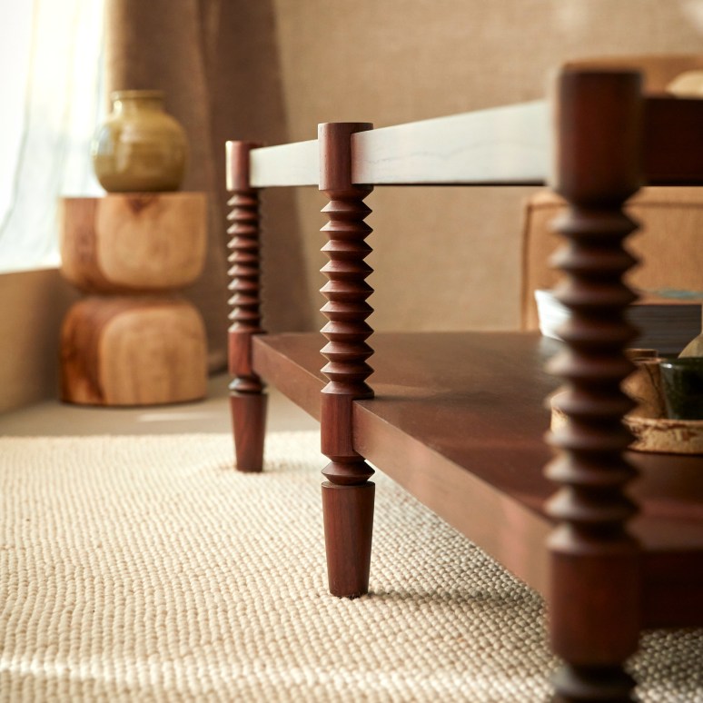 Lili - Mindi wood coffee table