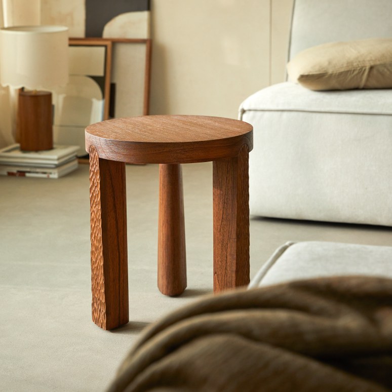 Isadora - Mindi wood end table