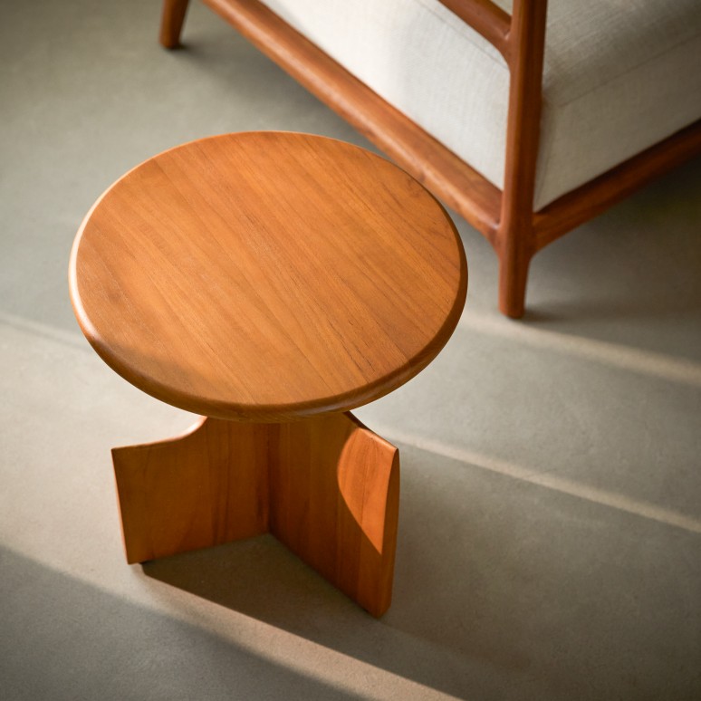 Sun - Solid Teak Side Table