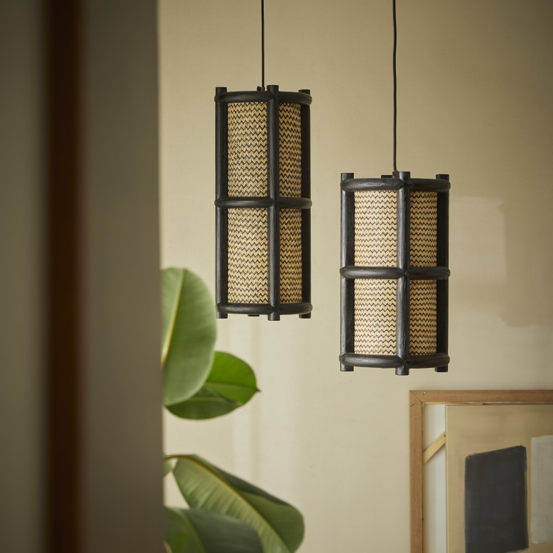 Ruby - Grote hanglamp in teak