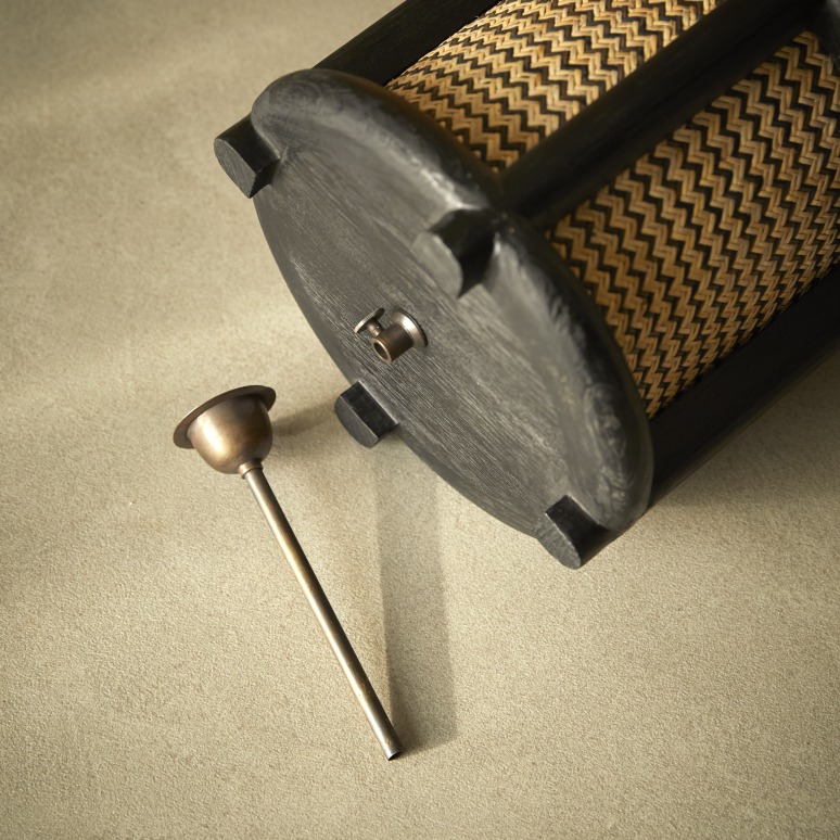 Ruby - Sospensione grande in teak