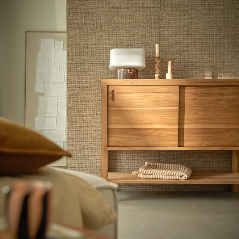 Anton - Buffet en teck massif 100 cm