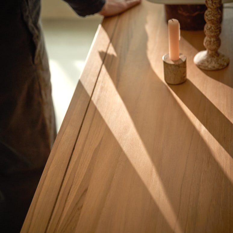 Anton - Buffet en teck massif 100 cm