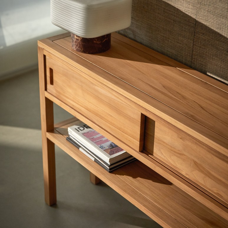 Anton - Solid teak console table