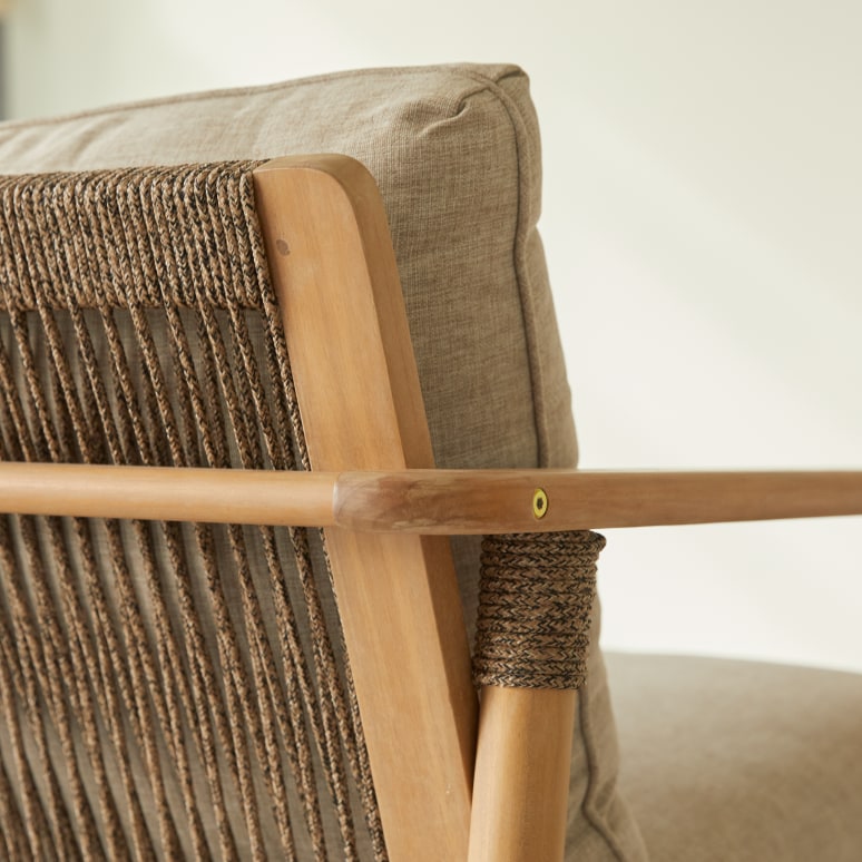 Daniela - Fauteuil de jardin en acacia massif