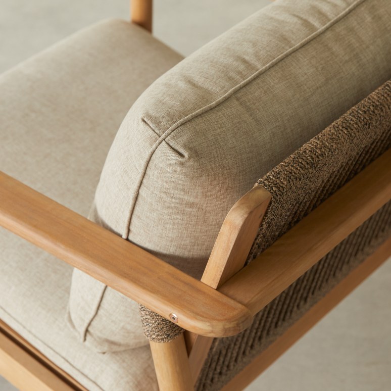 Daniela - Fauteuil de jardin en acacia massif