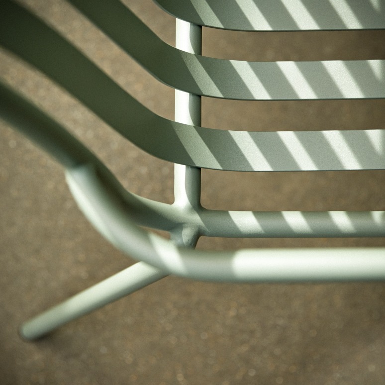 Gaby - Metalen 2-zits tuinbank in groen