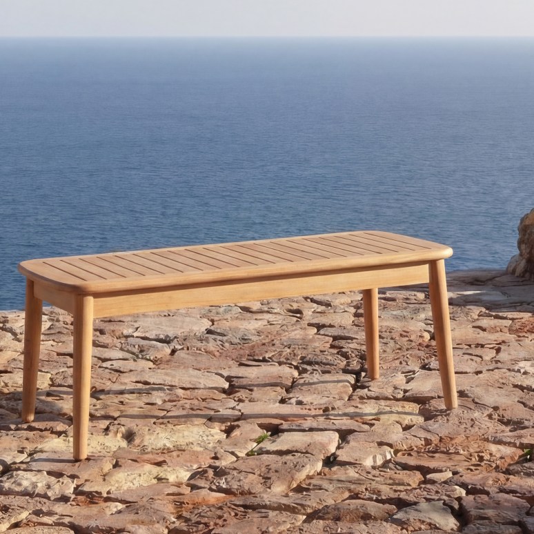 Daniela - Garten-Couchtisch aus massivem Akazienholz