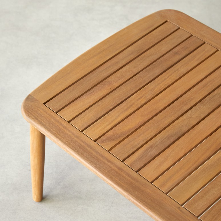 Daniela - Garten-Couchtisch aus massivem Akazienholz