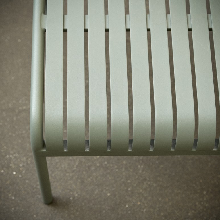 Gaby - Green metal garden side table