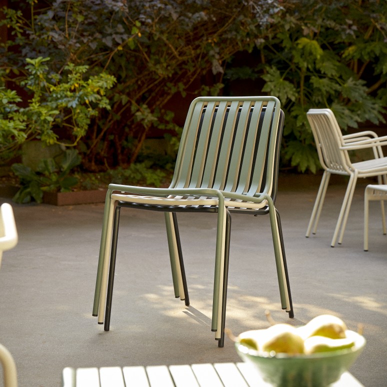 Gaby - Metalen tuinstoel in groen