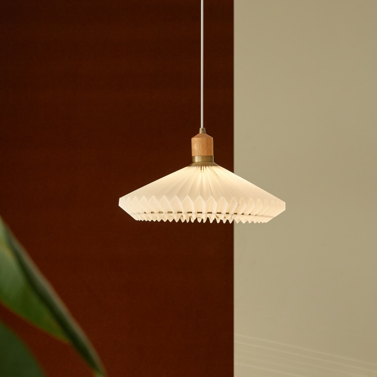 Aurore - Lampadario bianco 40 cm