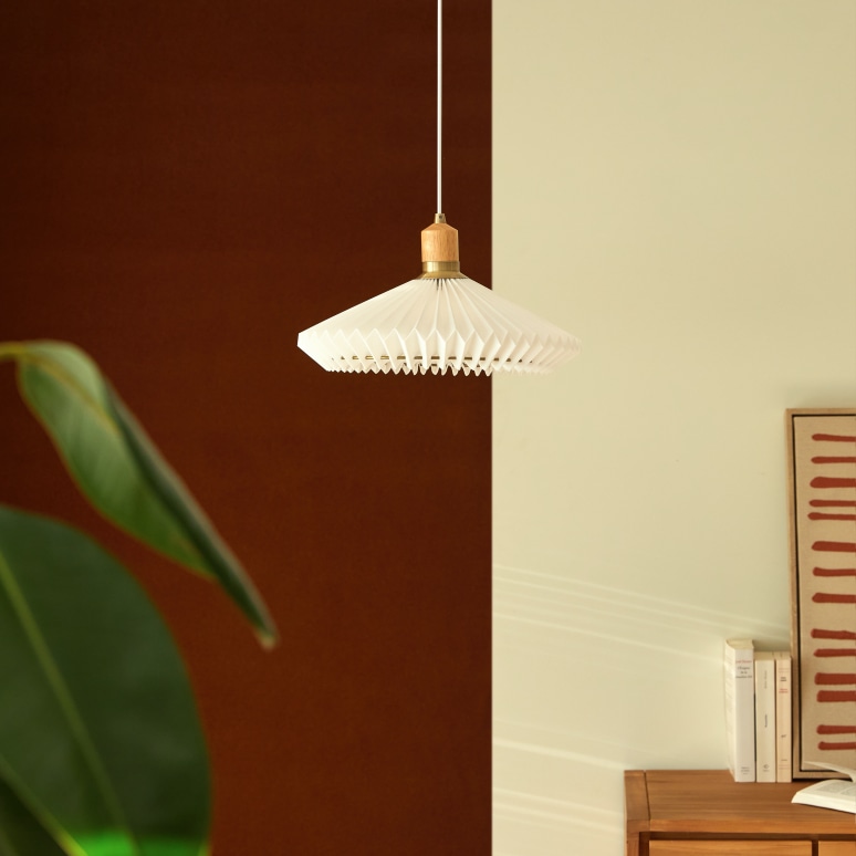 Aurore - Suspension blanche 40cm