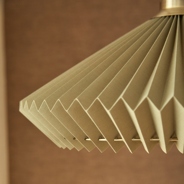 Aurore - Lampada a sospensione verde 56 cm