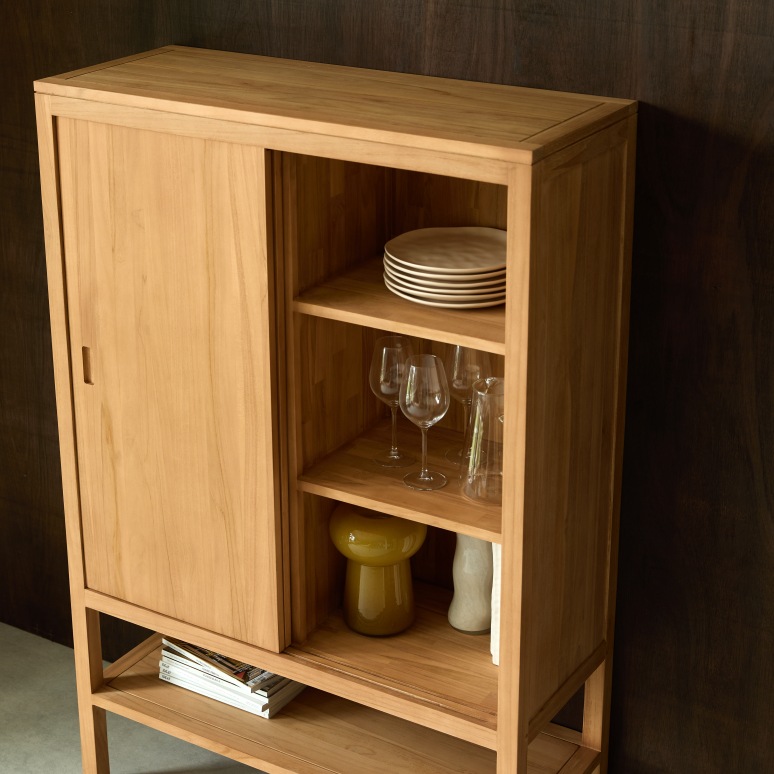 Anton - Massief teakhouten dressoir 100 cm