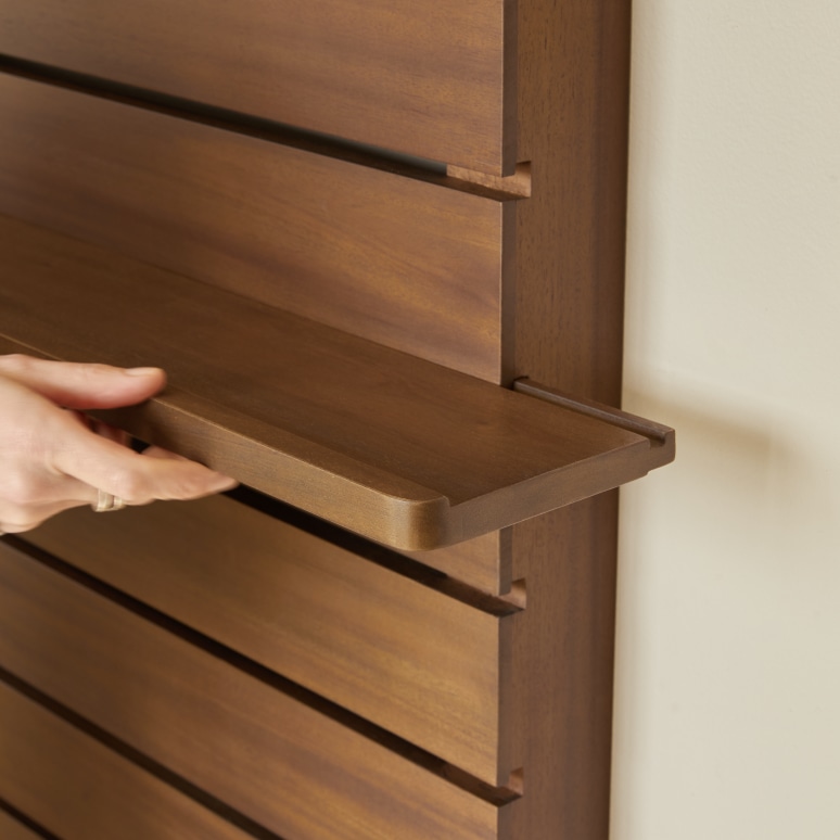 Arthur - Modular shelving with edge, 60 cm