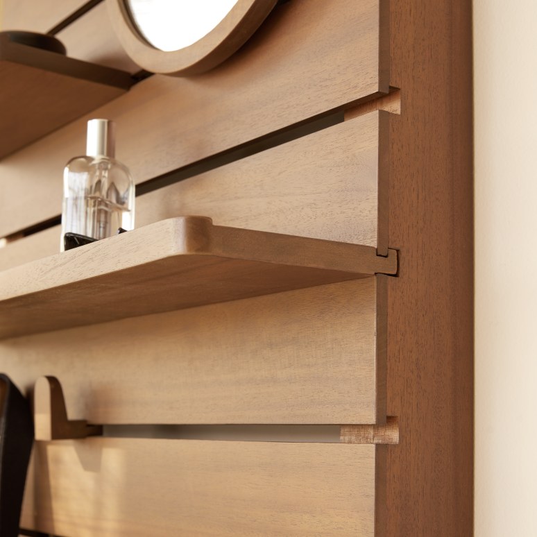 Arthur - Modulair wandrek met rand 60 cm