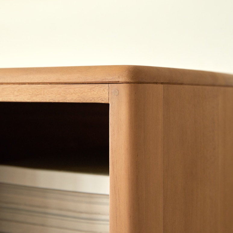 Celestine - Solid mahogany TV Stand, 130 cm