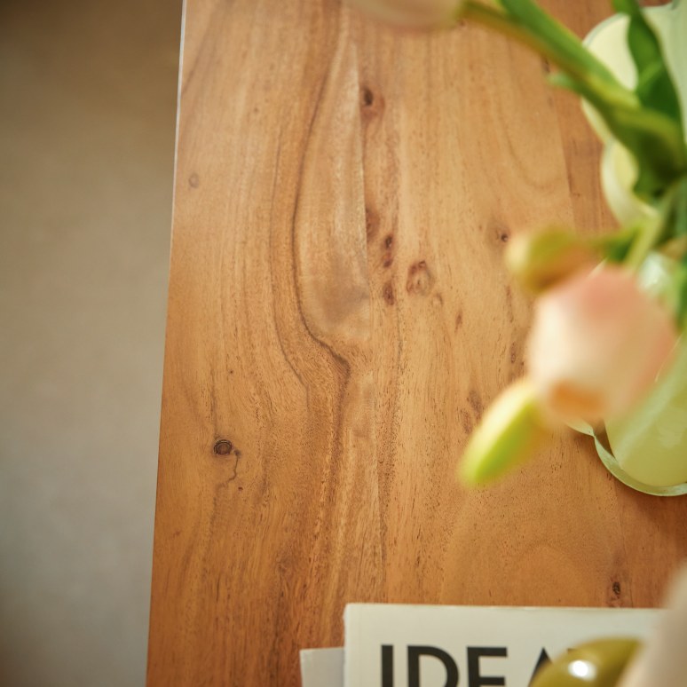 Olga - Sideboard in solid acacia, 120 cm