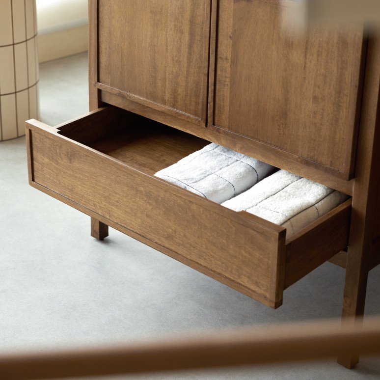Jane - Mueble lavamanos de mango macizo 120 cm