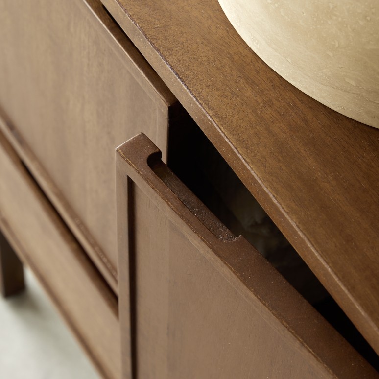 Jane - Mueble lavamanos de mango macizo 120 cm