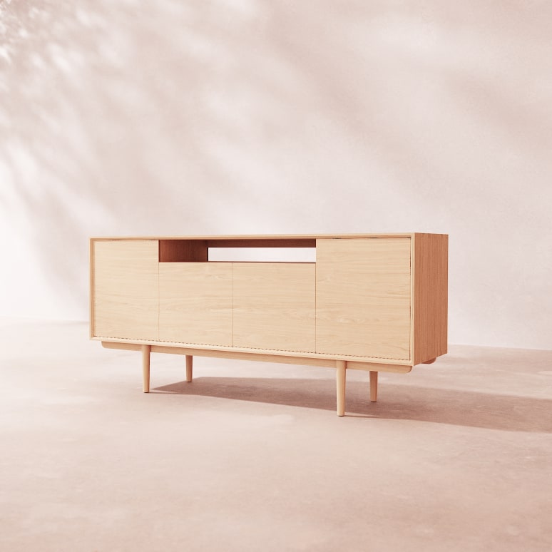 Ellie - Buffet in rovere massello 180 cm