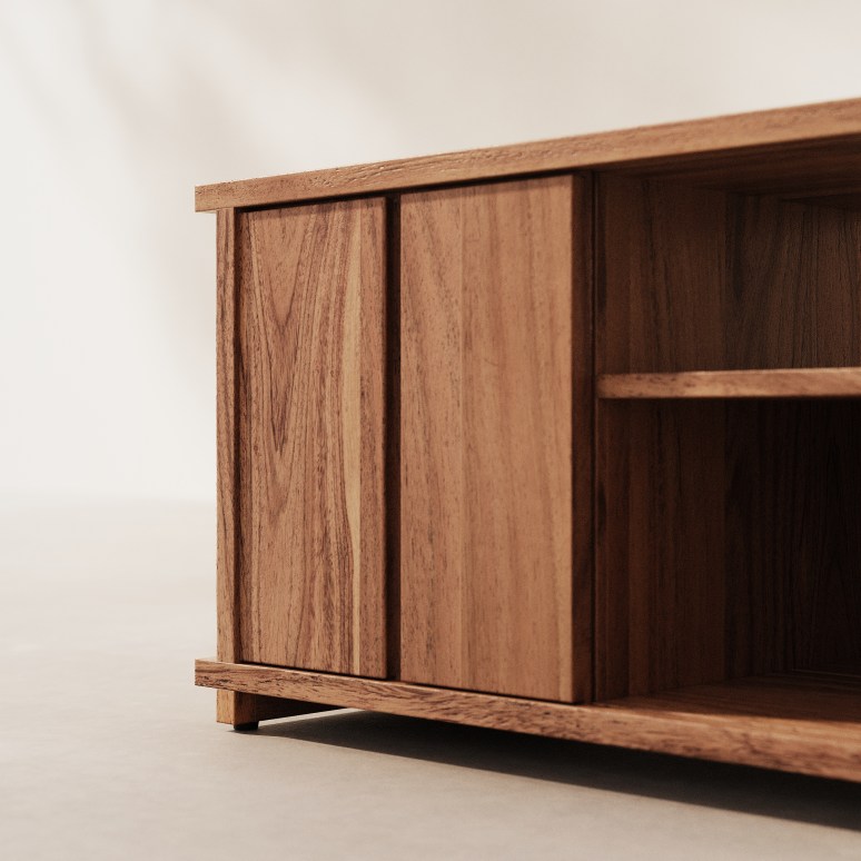 Jules - TV-Schrank aus Akazienholz 120 cm