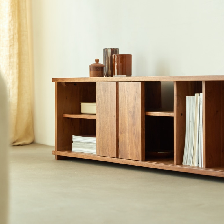 Jules - TV-Schrank aus Akazienholz 120 cm