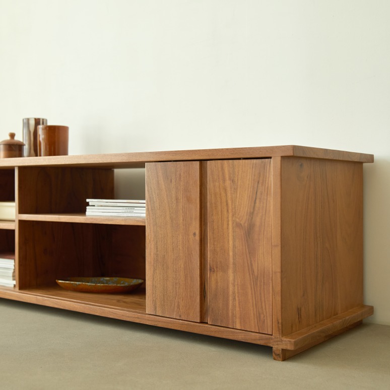 Jules - TV-Schrank aus Akazienholz 120 cm