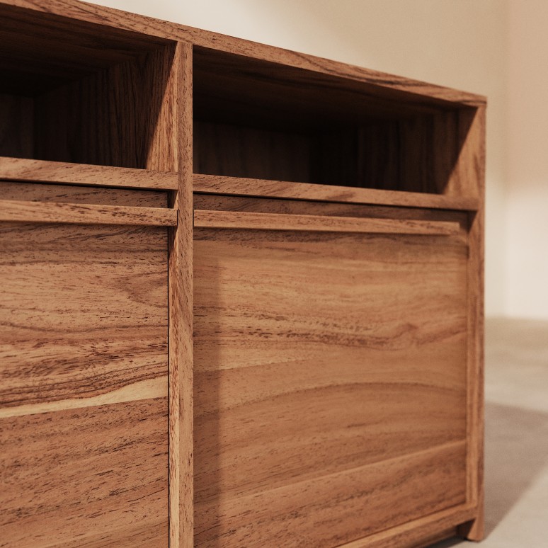 Liam - Buffet en acacia 120 cm