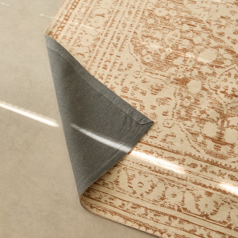 Lia - Tappeto stampato vintage in cotone 200 x 300 cm