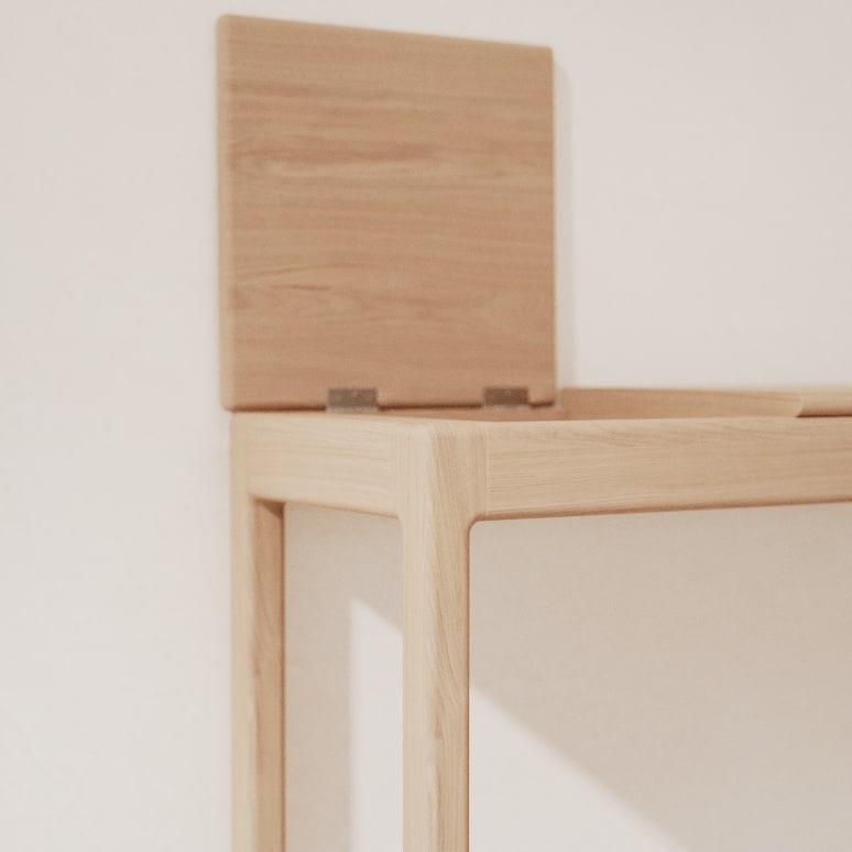 Arto - Solid oak console table