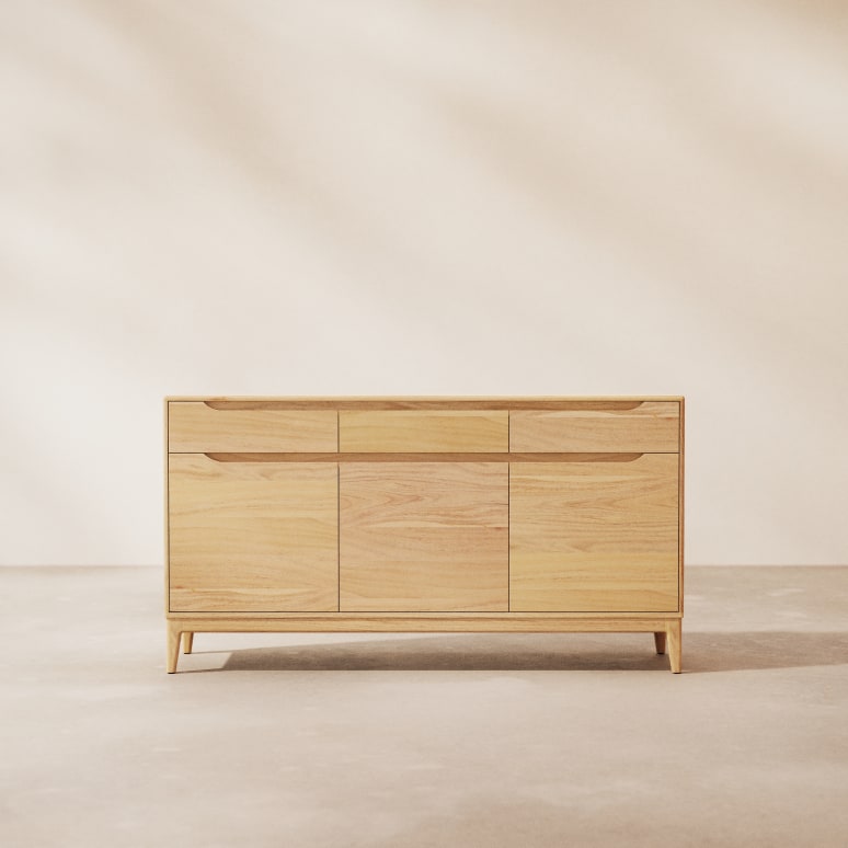 Gabrielle - Aparador de mango macizo claro 150 cm