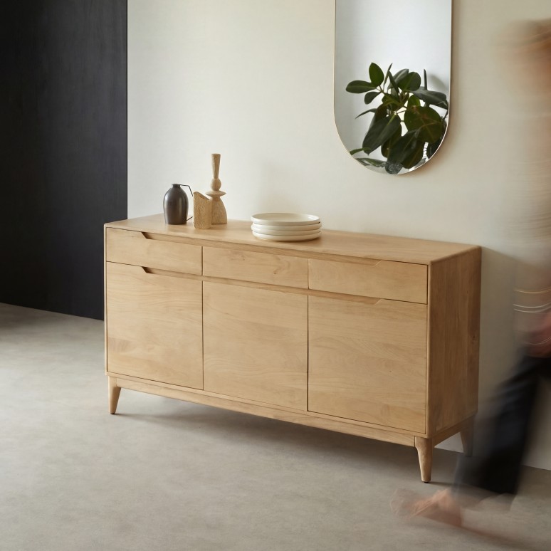 Gabrielle - Buffetkast van licht mangohout 150 cm